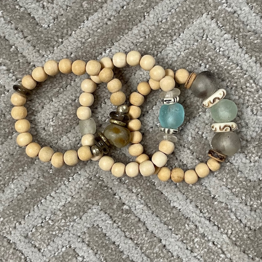 Twine & Twig Trio Bracelets